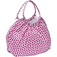 Echo Design Women's Graphic Diamonds Beach Sack, Light Magenta, One Size