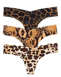 Commando's signature thong gets a fierce update in animal print.