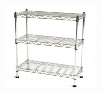 Seville Classics 17-1/2-Inch by 7-1/2-Inch by 18-1/2-Inch Cabinet Organizer, Chrome