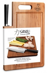 Ginsu Chikara Cutlery Series Japanese 420J2 Stainless Steel 7-Inch Santoku Blade 7102