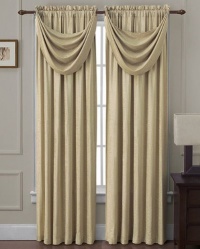 Langdon Collection Ivory 26x26 Grommet Valance