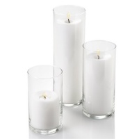 Cylinder Pillar Candle Vase Set of 3