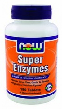 NOW Foods Super Enzymes, 180 Tablets