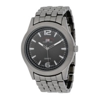 U.S. Polo Assn. Men's US8438 Black Dial Gun Metal Bracelet Watch