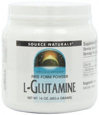 Source Naturals L-Glutamine Powder, 16 Ounce