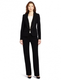 Anne Klein Women's Tuxedo Jacket, Black, 6