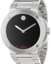 Movado Men's 606290 SE Extreme Stainless-Steel Bracelet Black Dial Watch