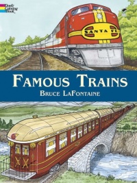 Famous Trains (Dover History Coloring Book)