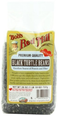 Bob's Red Mill Beans Black Turtle, 26-Ounce (Pack of 4)