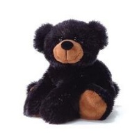 Aurora Plush Sullivan Black Bear Mini Flopsie 8