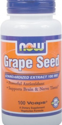 NOW Foods Grape Seed Anti 100mg, 100 Vcaps