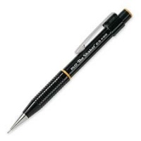 Pilot 50026 Shaker Pencil, Refillable Lead/Eraser, .5mm, Black