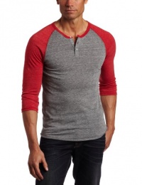 Alternative Men's 3/4 Sleeve Henley Shirt