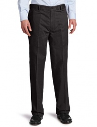 Dockers Men's Comfort Khaki D4 Relaxed Fit Flat Front Pant, Dark Charcoal Heather, 30X30