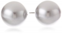 Sterling Silver Colored Shell Pearl Stud Earrings