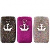 Set of 3 Juicy Couture Glitter Phone Iphone 4 4s Cover Case Sleeve New in Box