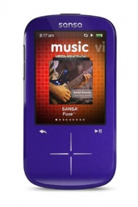 SanDisk Sansa Fuze+ 8 GB MP3 Player (Purple)