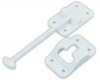 JR Products 10444 6 Polar White Plastic T-Style Door Holder