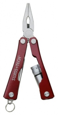 Swiss+Tech ST35000 Mini Multi-Tool 8-in-1 Key Ring Multi-Function Tool