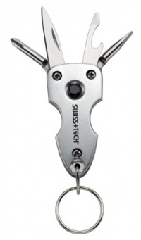 Swiss+Tech ST60300 Multi-Tool 7-in-1 Key Ring Tool