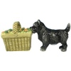 Westland Giftware Wizard of Oz Magnetic Toto and Basket Salt and Pepper Shaker Set, 2-1/2-Inch