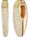 Rebecca Minkoff Pave Faux Gauge Earrings