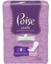 Poise Moderate Absorbency Pads, Regular Length, 66 Count