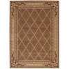 Nourison Ashton House Diamond Area Rug - Cocoa