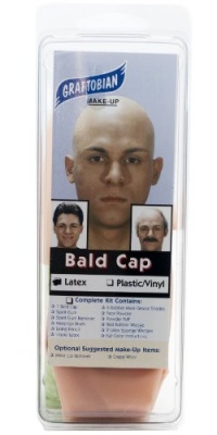 Bald Cap with Full Color Instructions