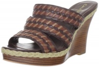 Cole Haan Women's Vanessa Air Platform Sandal,Chestnut/Sequoia/Cove,9 B US