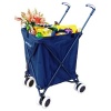 Folding Cart - Versacart Utility & Shopping Cart - Transport Up To 120 Pounds With Ease (Water-Resistant Heavy Duty Nylon Canvas)