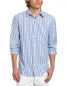 Kenneth Cole Men's Welt Pocket Check Shirt