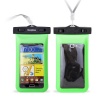 DandyCase Neon Green Waterproof Case for Apple iPhone 5, Galaxy S4, HTC One, iPod Touch 5 - Also fits other Large Smartphones up to 5.3 Including Galaxy S3, HTC One X/X+, Droid RAZR/MAXX, Nexus 4, EVO 4G LTE, Droid Incredible, LG Optimus G, Nokia Lumia, 