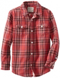 Joe's Jeans Kids Boys 2-7 Shirt, Country Red, 3/4