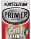 Rust-Oleum Automotive 260510 11-Ounce 2 In 1 Filler and Sandable Primer Spray, Gray