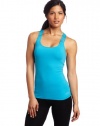 Calvin Klein Performance Women's Strappy Tank, Atlantis, Medium