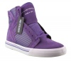 Supra - Kids Skytop High Top Shoes, Size: 5.5 M US Big Kid, Color: Purple/White