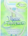 Gillette Venus Embrace Women's Razor 1 Razor 2 Refill Cartridges And 1 Showerpod, 1.000 Count