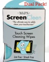 M&S ScreenCleen 28 Individually Sealed Wet Wipes - Touch Screen Cleaner for your iPhone, iPad, Samsung Galaxy, Droid, Blackbarry, Kindle and more!--Safely Cleans All Tablets and Smartphones!--Portable!- 28 Wipes