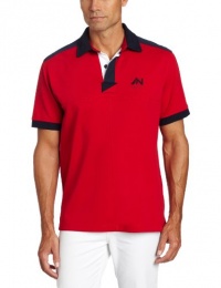 Nautica Men's Short Sleeve Pieced Polo