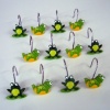 Frogmania Resin Shower Curtain Hooks