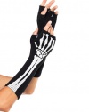 Skeleton Gloves Fingerless Goth Deathrock Gothic Punk