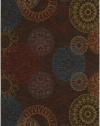 Karastan Iconoclast Pavilion Twilight Rug, 5-Feet 9-Inch by 9-Feet