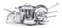 KitchenAid Gourmet Distinctions Stainless Steel 10-Piece Cookware Set