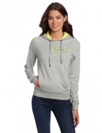 Fox Womens Juniors Uplift Pullover Hoodie, Heather Grey, Small