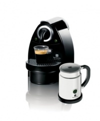 Nespresso Essenza C101 Espresso Maker with Aeroccino Milk Frother, Black