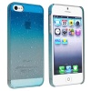 eForCity Clear Sky Blue Waterdrop Raindrop Hard Case Compatible with Apple® iPhone® 5