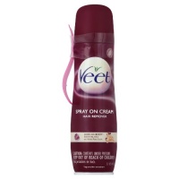 Veet Spray On Hair Removal Cream With Essential Oils And Velvet Rose Scent, 5.10 Ounce