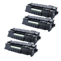 Premium Replacement HP CF280A (80A) Black High Yield Toner (4 Packs)