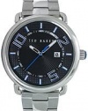 Ted Baker Men's TE3033 Quality Time Round Blue Dial and Details Bracelet Watch